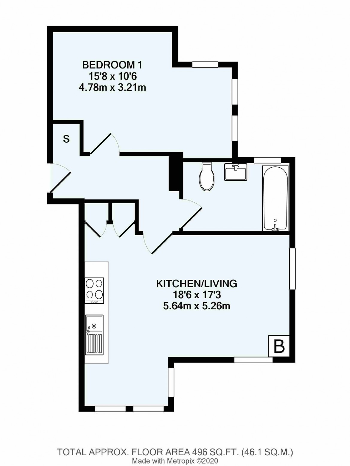 Floorplans For Welcomes Road, Kenley, Surrey