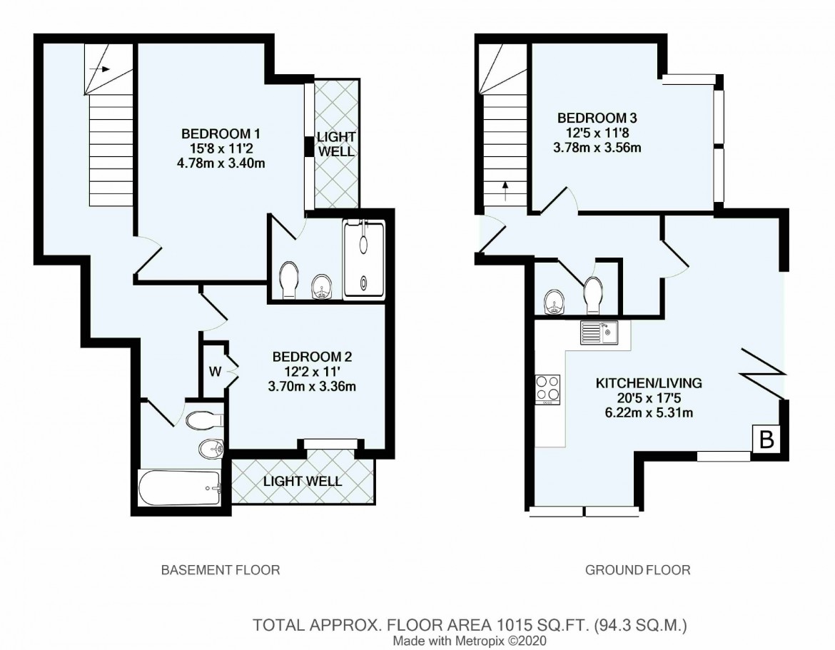 Floorplans For Welcomes Road, Kenley, Surrey