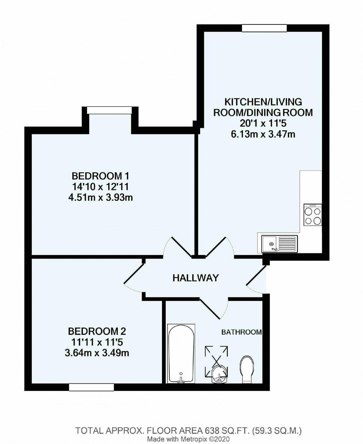 Floorplans For West Hill, Sanderstead, South Croydon, Surrey