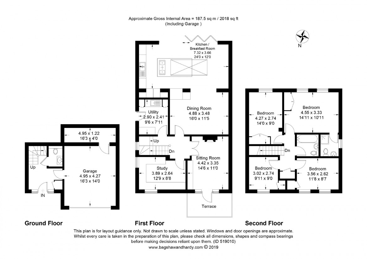 Floorplans For Warren Road, Purley, Surrey