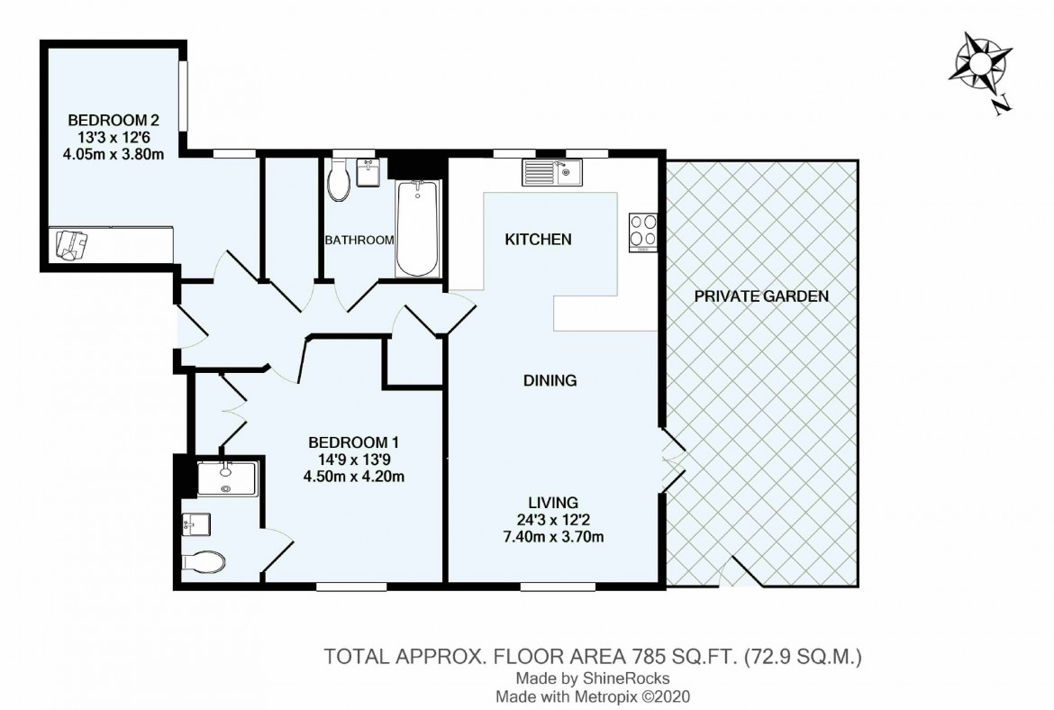 Floorplans For Hawthorne Court, West Purley, Surrey