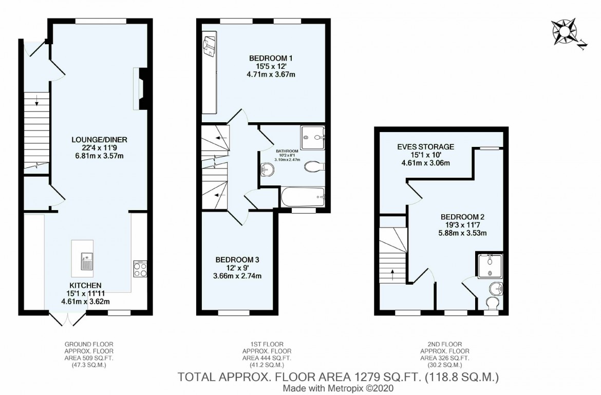 Floorplans For Harrisons Rise, Croydon