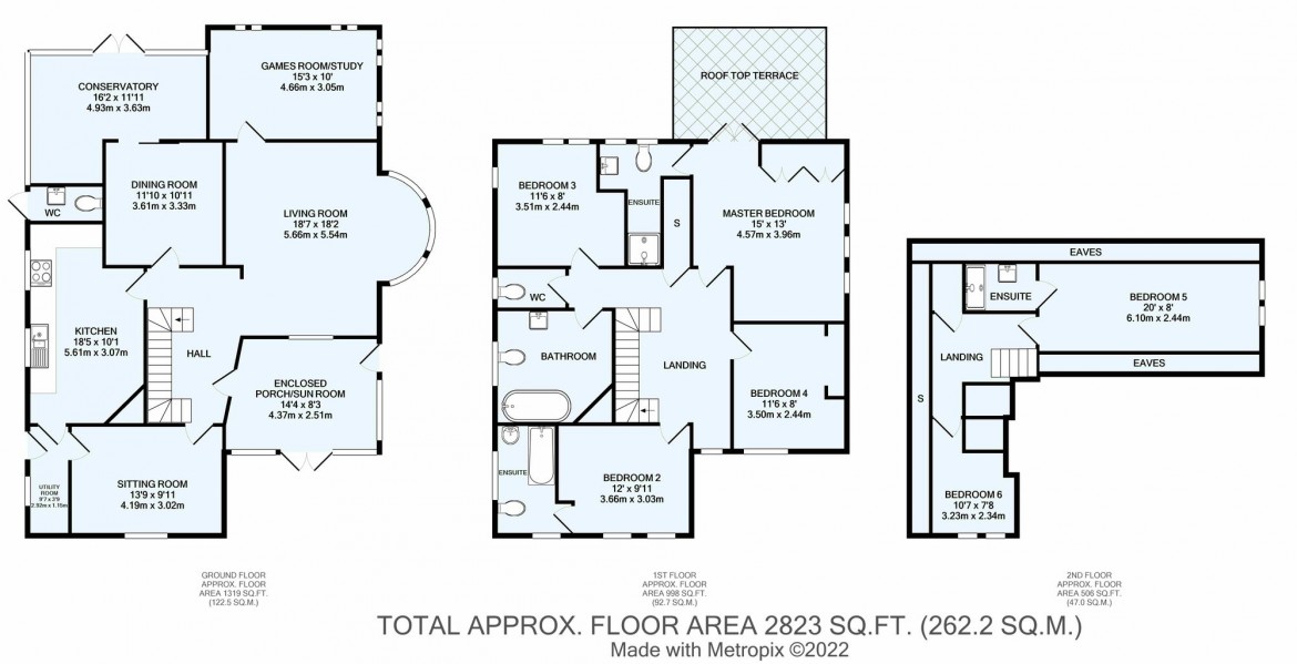 Floorplans For 18 Oakwood Avenue, Purley, CR8