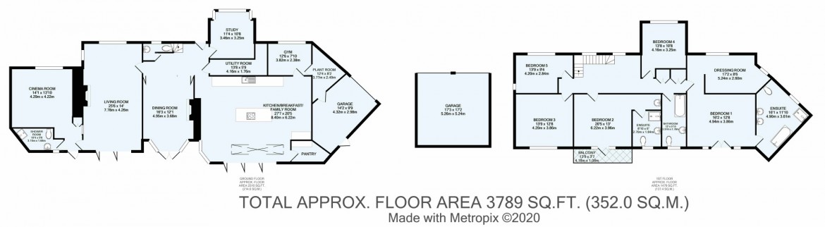 Floorplans For Harland Avenue, Whitgift Foundation, Croydon, Surrey