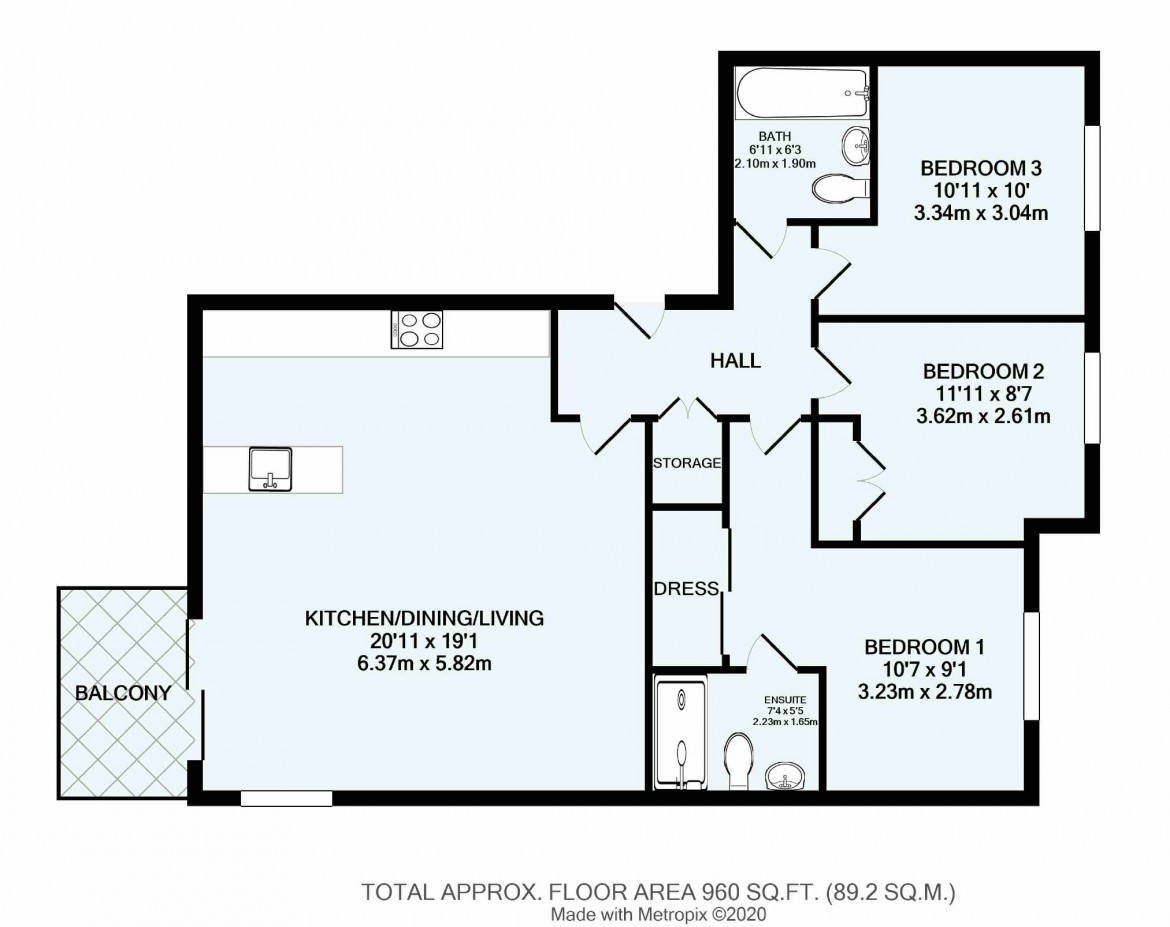 Floorplans For Hill Road, West Purley, Surrey