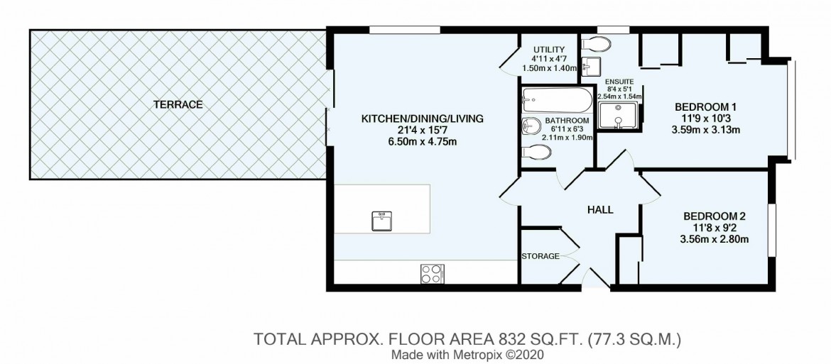 Floorplans For Hill Road, Purley