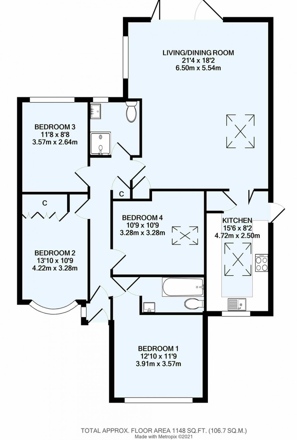 Floorplans For Chertsey Close, Kenley, CR8