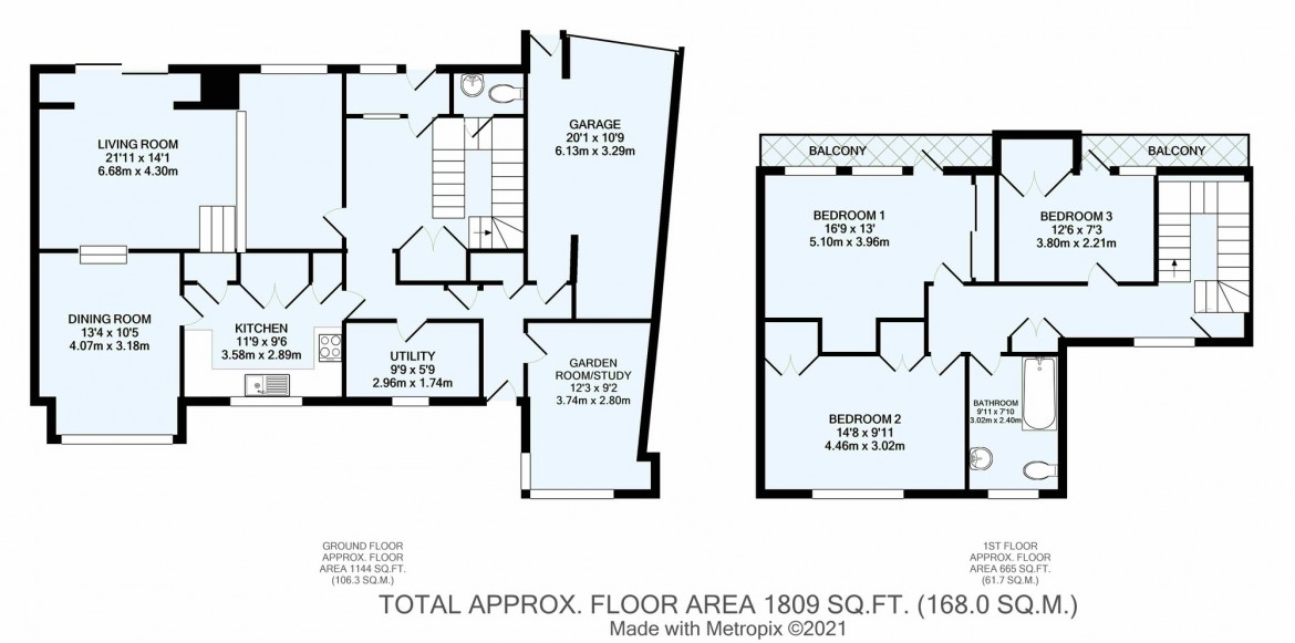 Floorplans For Onslow Gardens, South Croydon, CR2