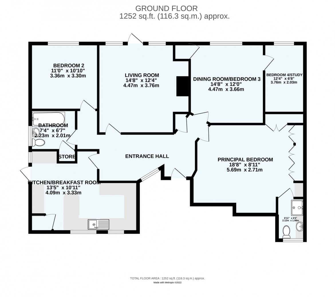 Floorplans For Warren Road, Purley, CR8