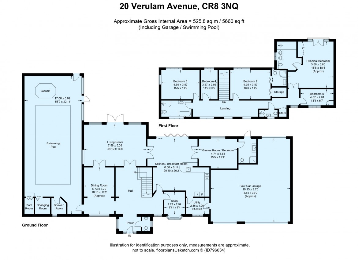 Floorplans For Verulam Avenue, Purley, CR8