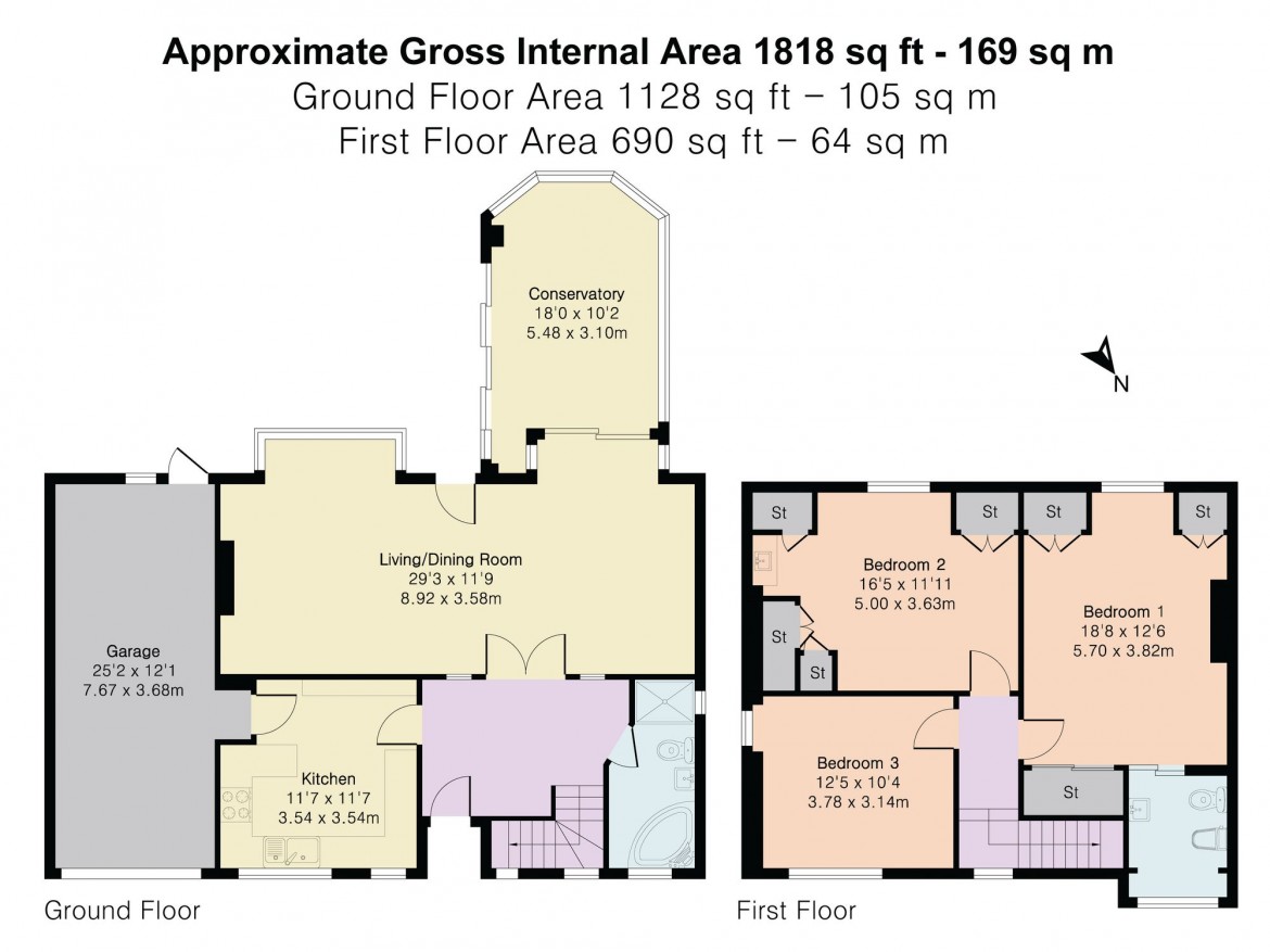 Floorplans For Riddlesdown Road, Purley, CR8