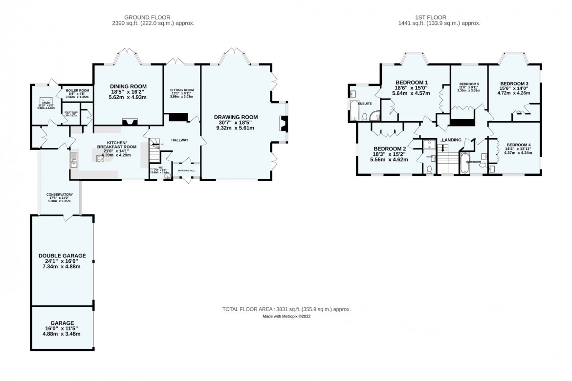 Floorplans For Woodcote Park Avenue, Purley, CR8