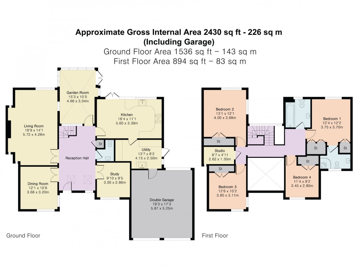 Floorplans For Foxley Lane, Purley, CR8