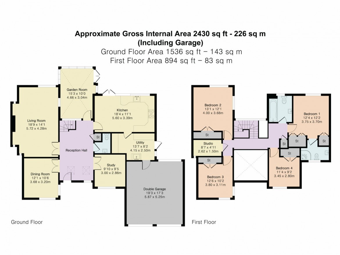 Floorplans For Foxley Lane, Purley, CR8