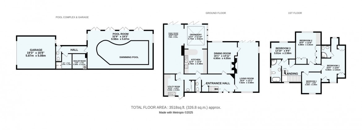 Floorplans For Hillcroft Avenue, Purley, CR8