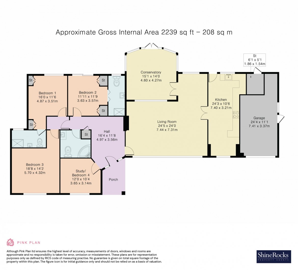 Floorplans For Welcomes Road, Kenley, CR8