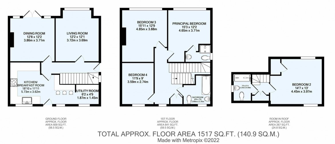 Floorplans For Cliff End, Purley, CR8