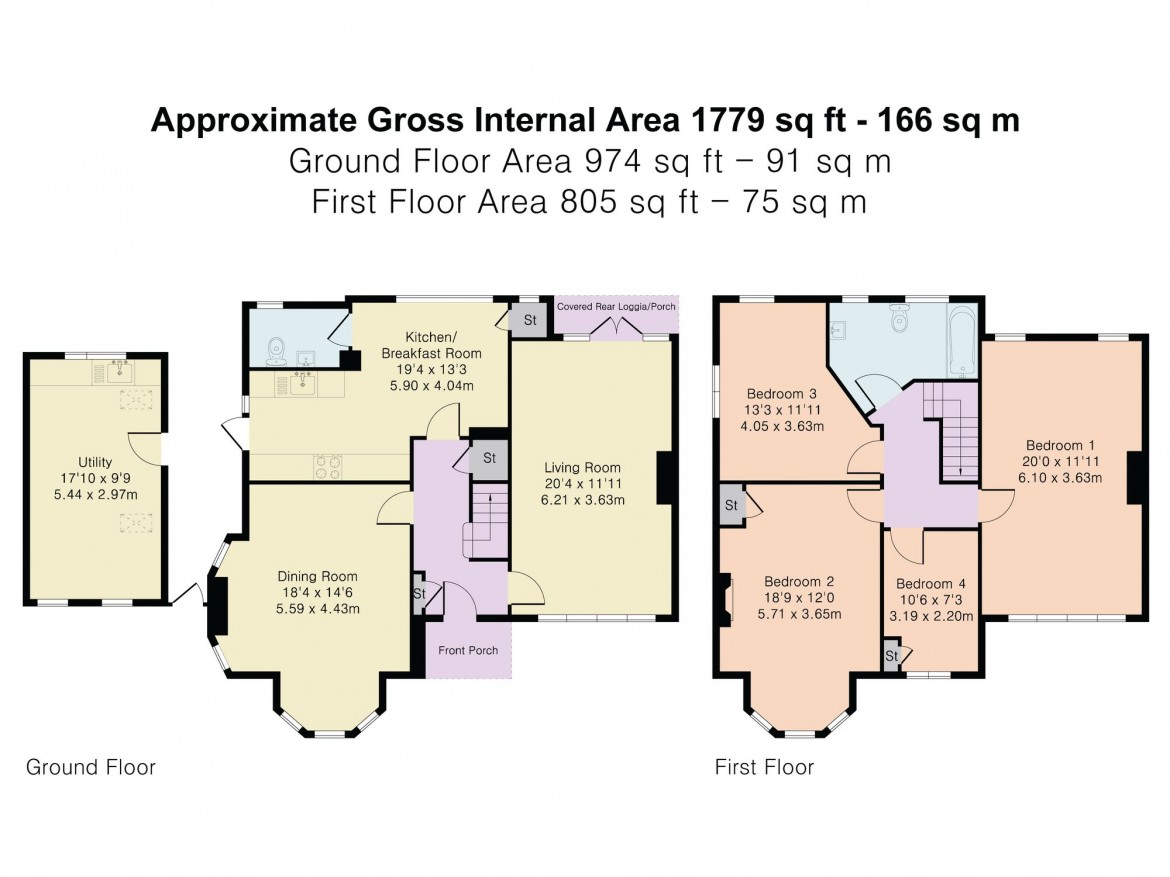 Floorplans For Plough Lane, Purley, CR8