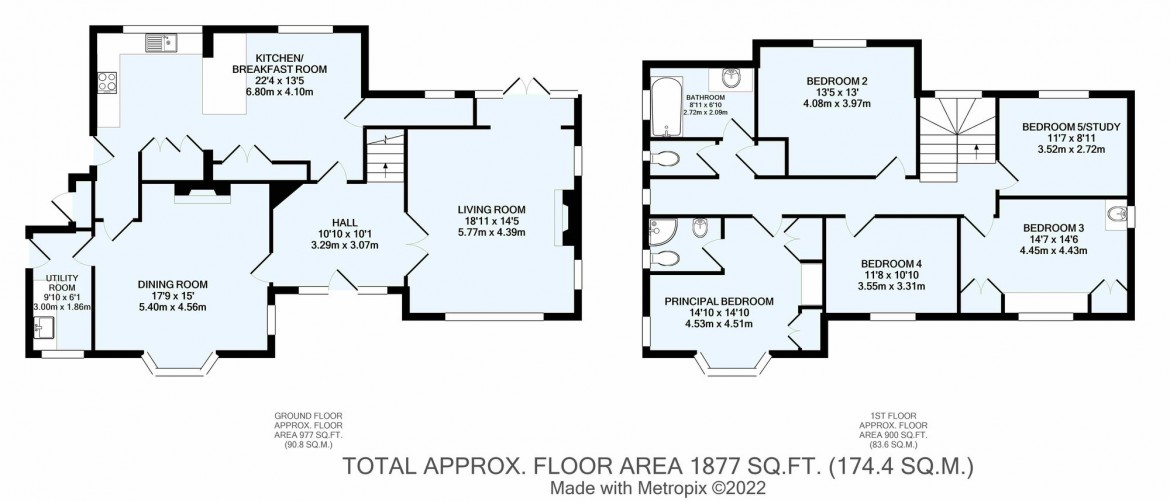 Floorplans For Woodcote Valley Road, Purley, CR8
