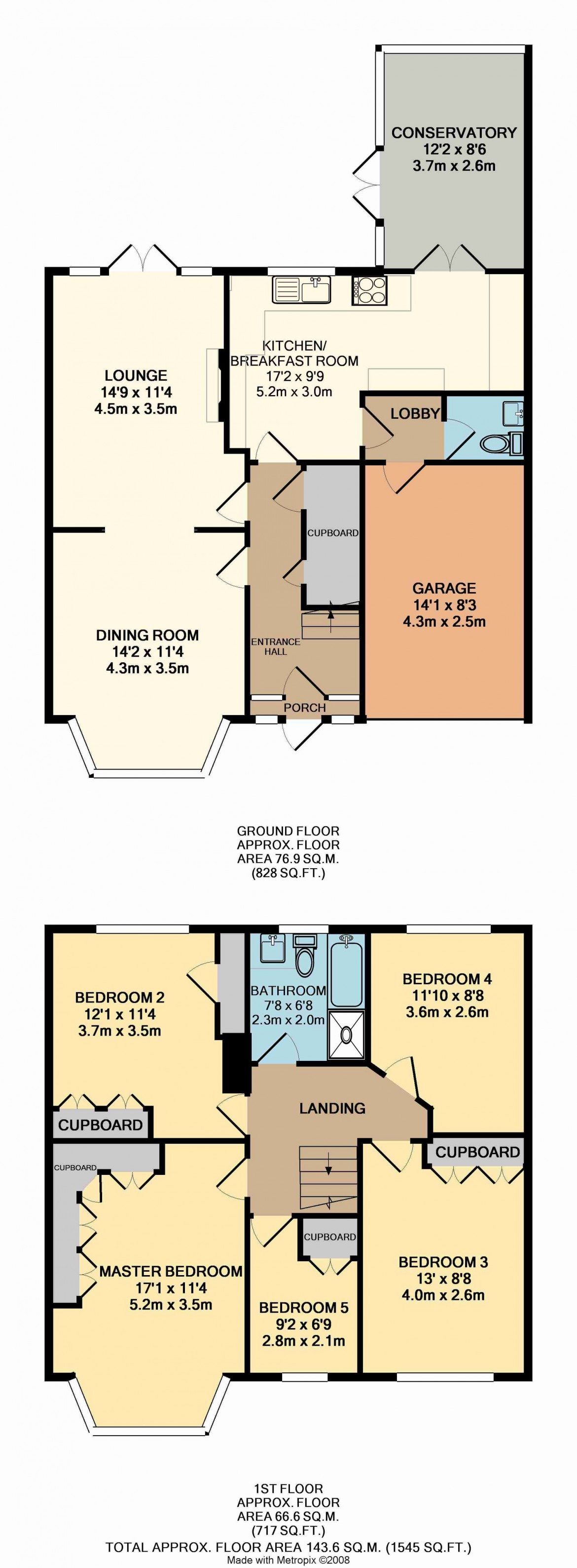Floorplans For Crest Road, South Croydon, CR2