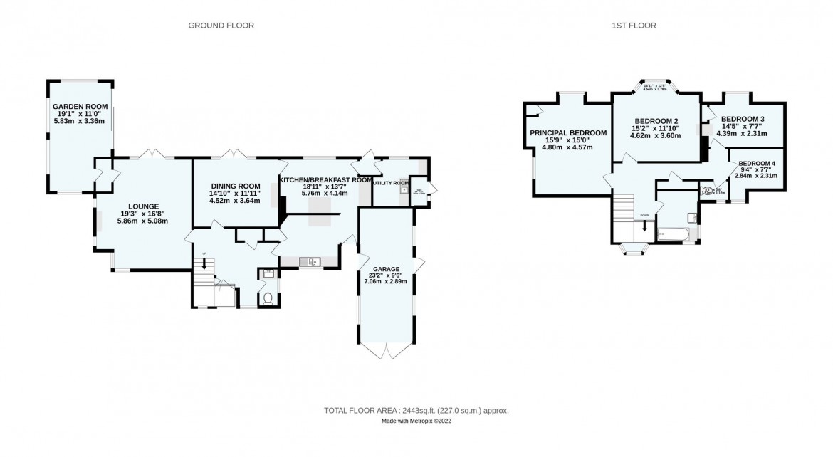 Floorplans For Hurst Way, South Croydon, CR2