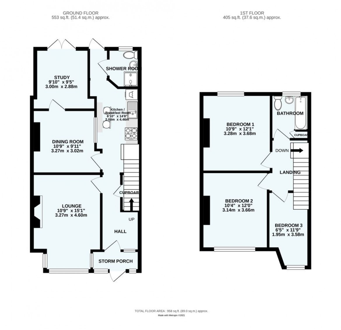 Floorplans For Norman Road, Thornton Heath, CR7