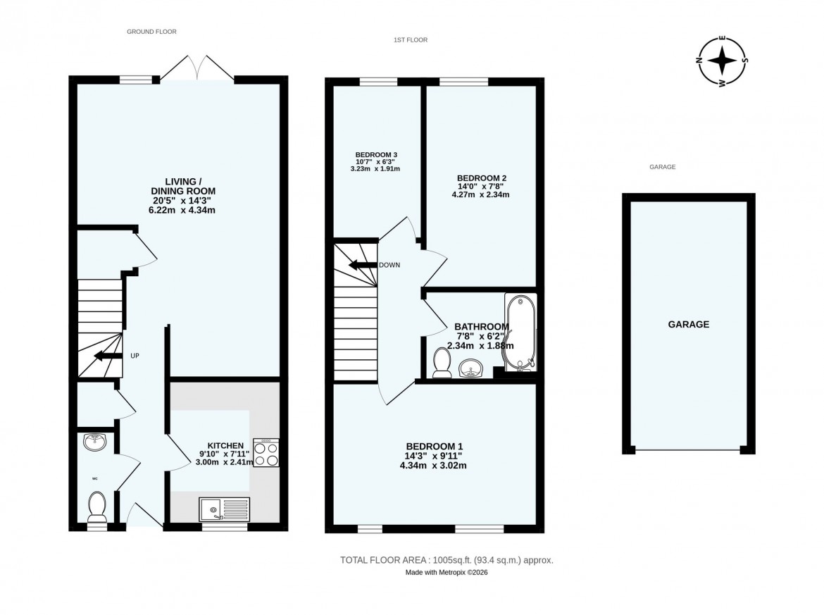 Floorplans For Reedham Drive, Purley, CR8