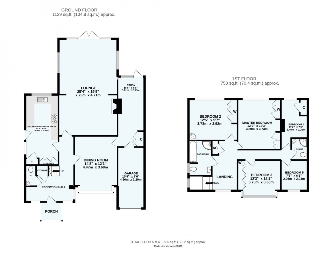 Floorplans For Lime Meadow Avenue, South Croydon, CR2