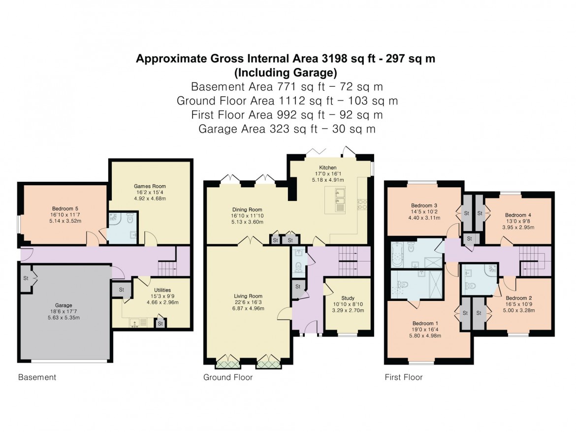Floorplans For Chynham Place, South Croydon, CR2