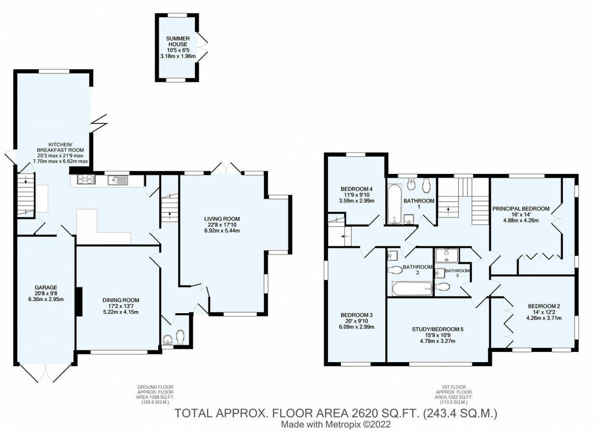 Floorplans For Manor Wood Road, Purley, CR8
