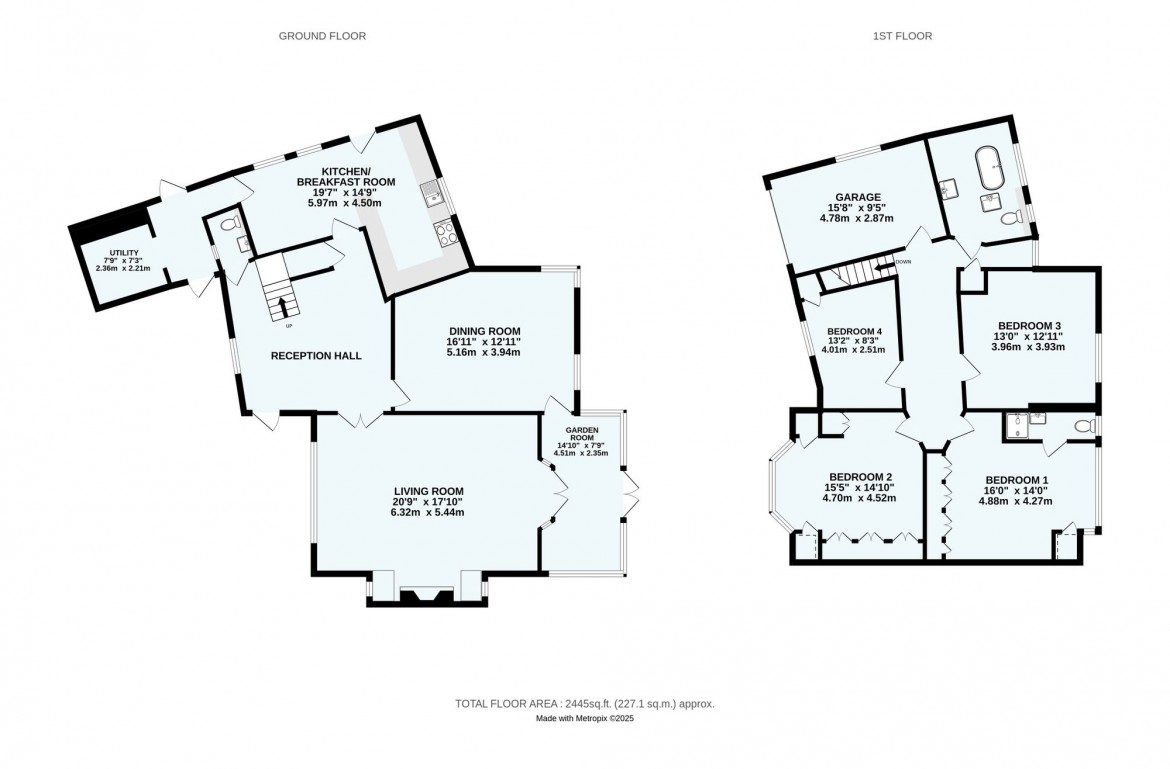 Floorplans For Woodcrest Road, Purley, CR8